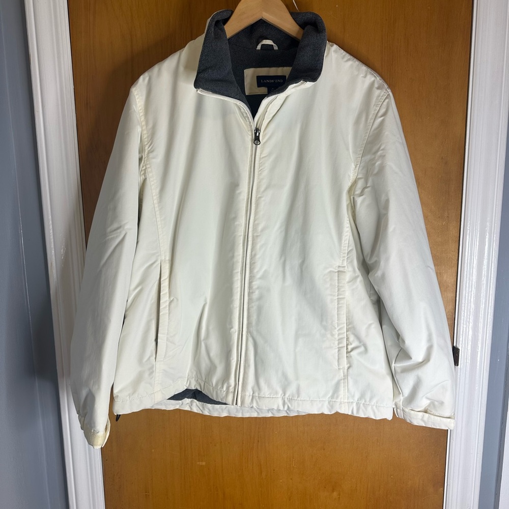 Lands' End Women’s Lightweight Cream Jacket